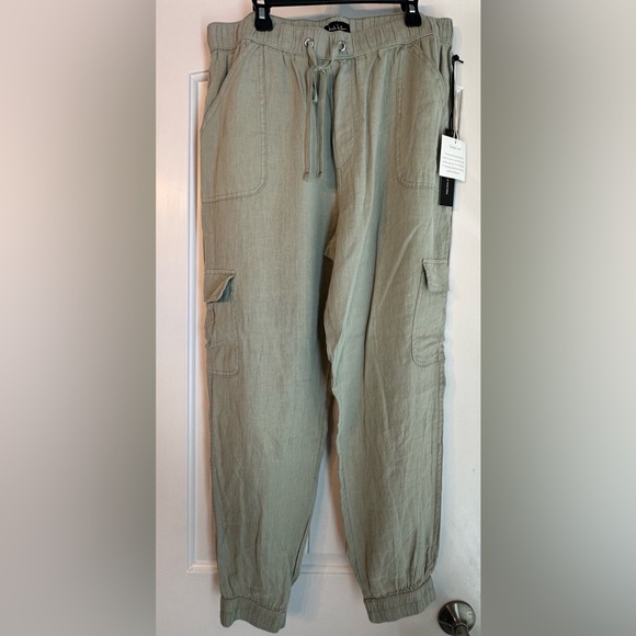 Nicole Miller Pants - Nicole Miller Lenin Jogger Pants - Light Green